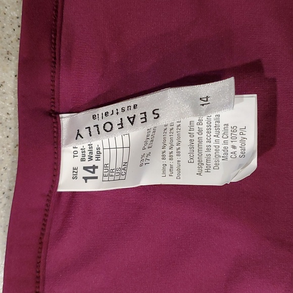Seafolly Woman Brazilian Low-rise Bikini Bottom, Size US 10, NWOT - Picture 3 of 9